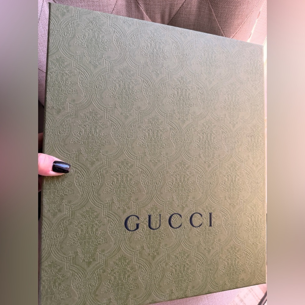 GUCCI GG Silver Malaga Platform Pink Leather Buckle Sandal Heels EU 40.5 Box NEW - Picture 10 of 10